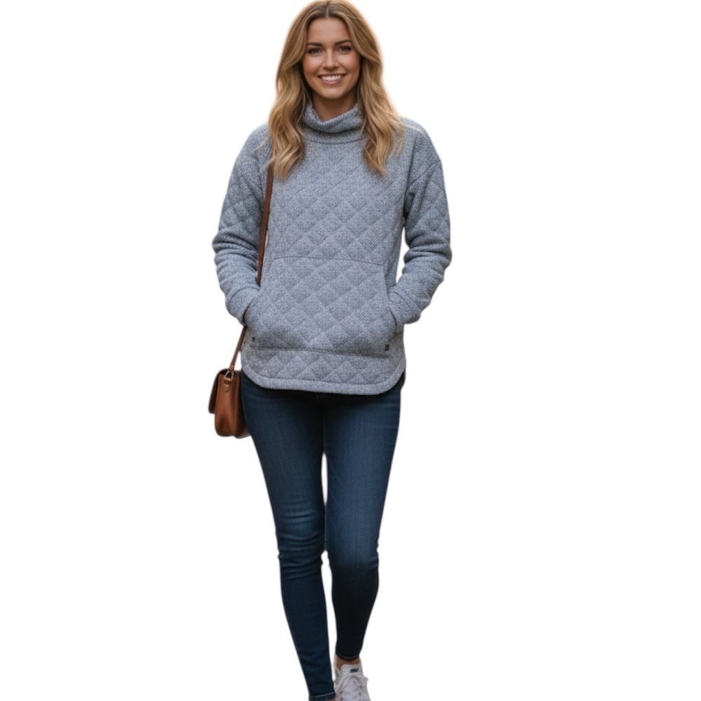 Jones New York woman’s Quilted Pullover Sweater size medium